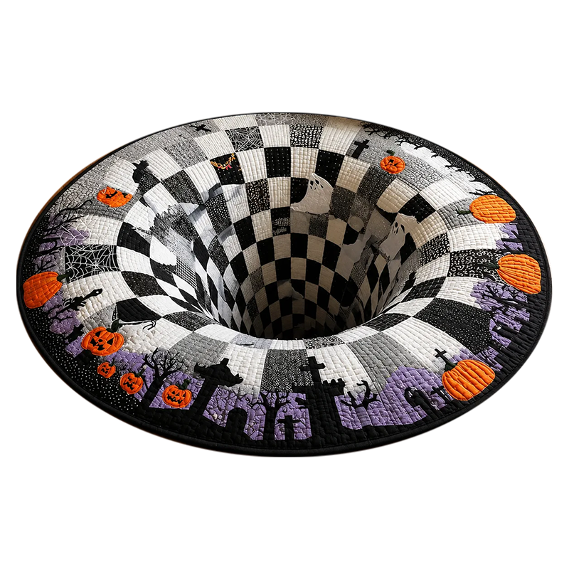 Glosrity™ 3D Vortex Halloween Rug