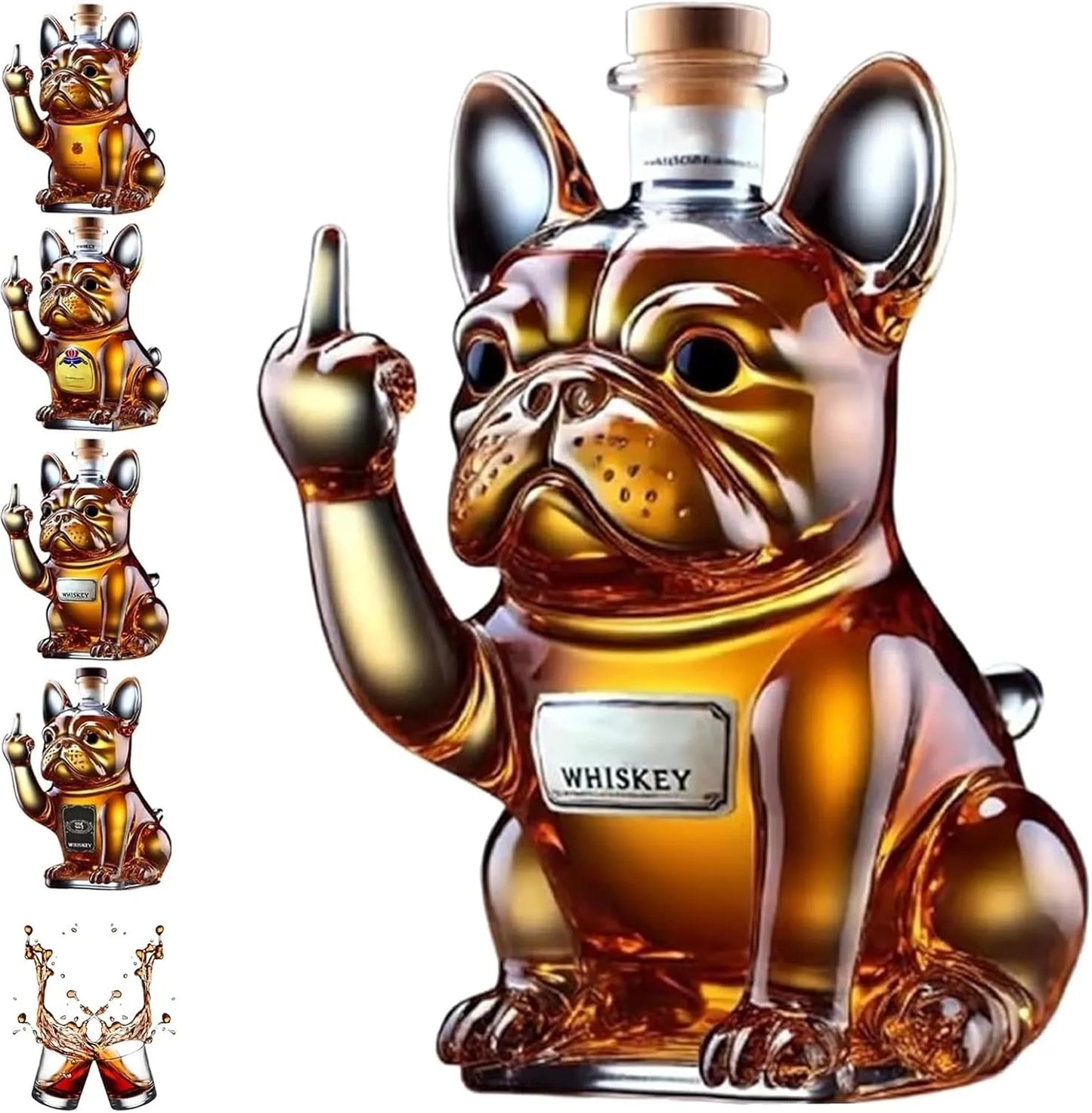 Glosrity Bark Off Whiskey Bottle