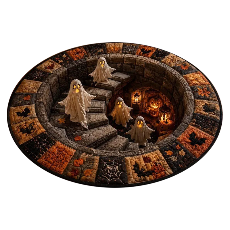 Glosrity™ 3D Vortex Halloween Rug