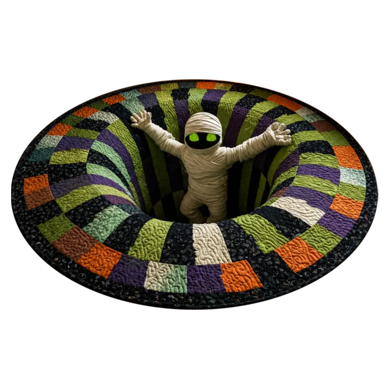 Glosrity™ 3D Vortex Halloween Rug