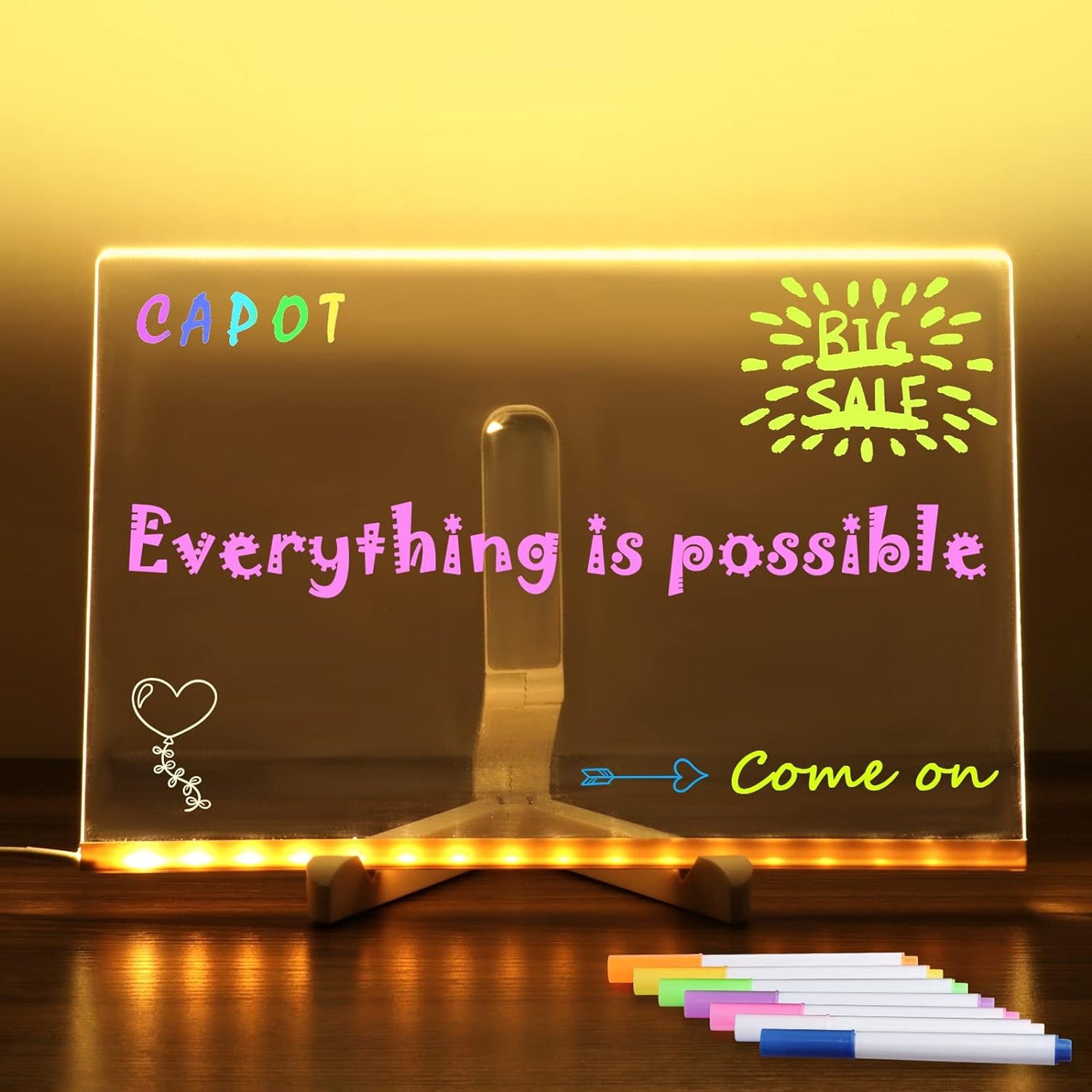 Glosrity LumiNote Dry Erase Board